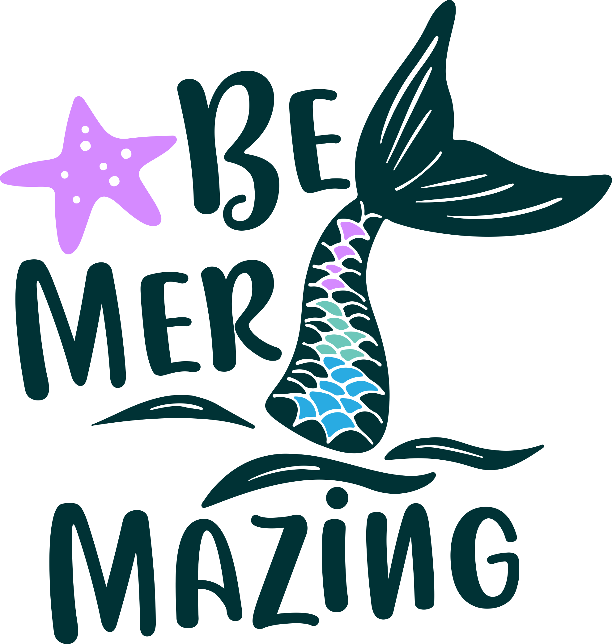 Mermaid P1 Contour Svg Vector Free Vectors